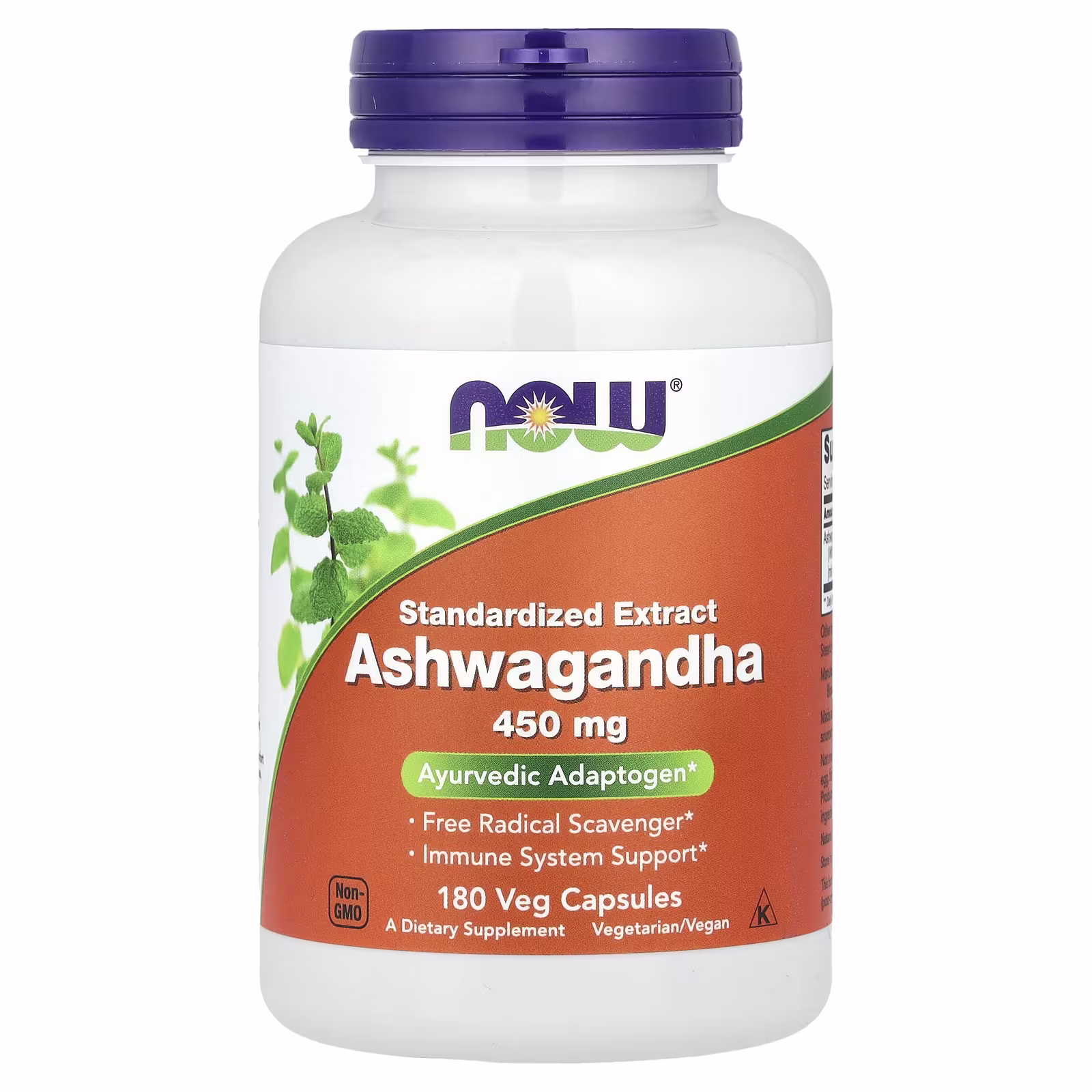 Ashwagandha (Withania Somnifera) 450mg (180 Veg Capsules)