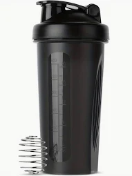 Black Shaker Bottle